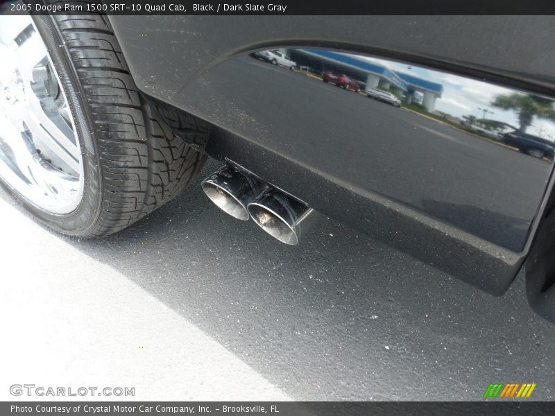 Black / Dark Slate Gray 2005 Dodge Ram 1500 SRT-10 Quad Cab