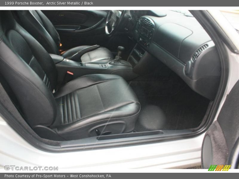 Arctic Silver Metallic / Black 1999 Porsche Boxster