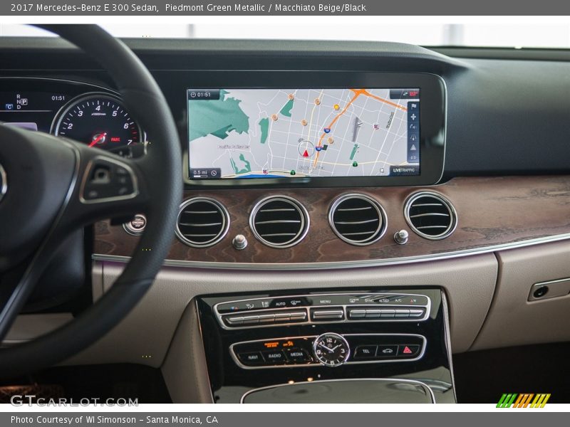 Piedmont Green Metallic / Macchiato Beige/Black 2017 Mercedes-Benz E 300 Sedan