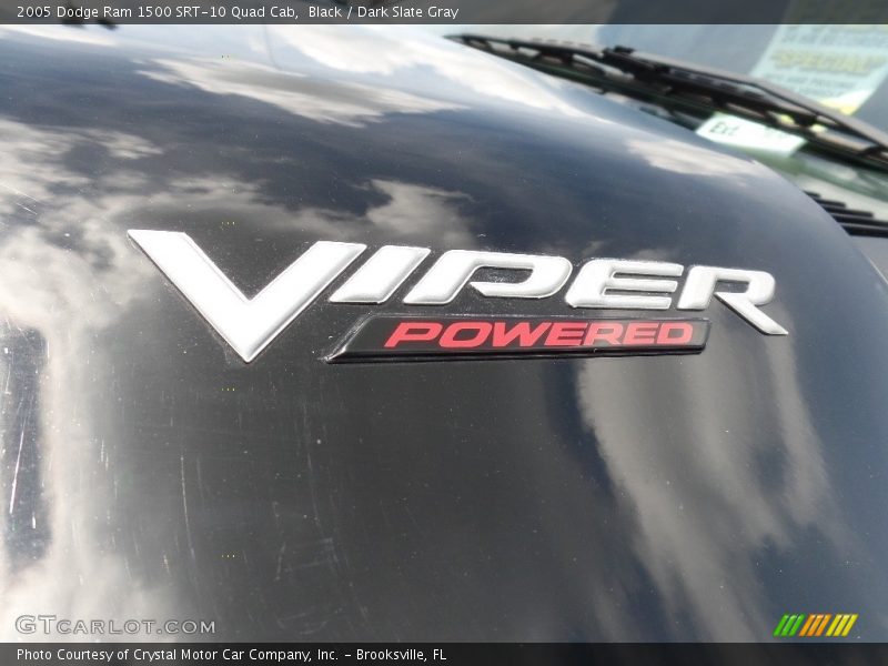 Black / Dark Slate Gray 2005 Dodge Ram 1500 SRT-10 Quad Cab