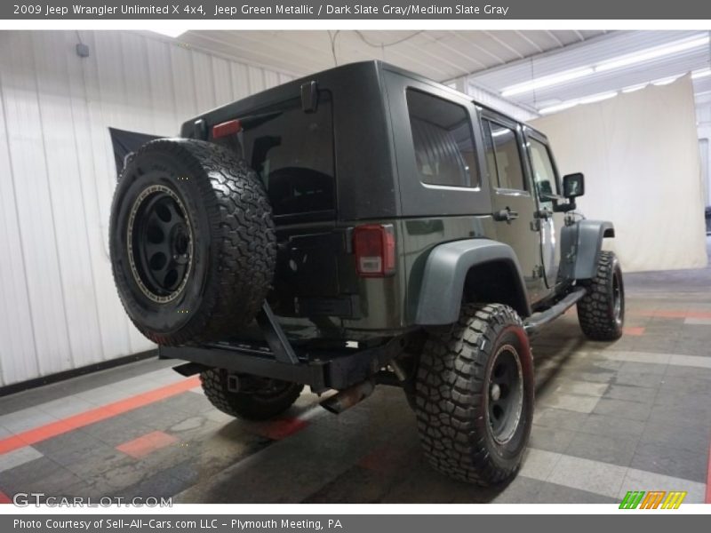 Jeep Green Metallic / Dark Slate Gray/Medium Slate Gray 2009 Jeep Wrangler Unlimited X 4x4