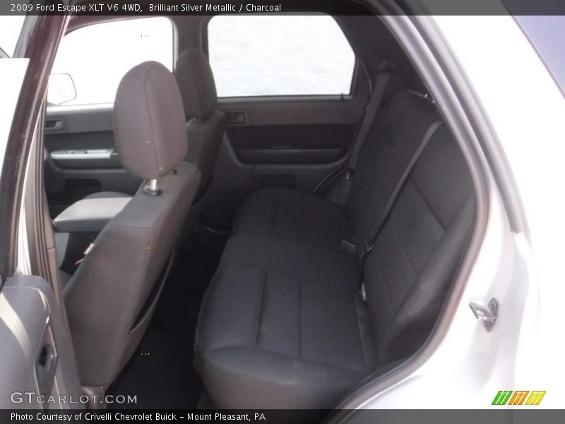 Brilliant Silver Metallic / Charcoal 2009 Ford Escape XLT V6 4WD
