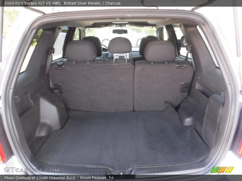 Brilliant Silver Metallic / Charcoal 2009 Ford Escape XLT V6 4WD