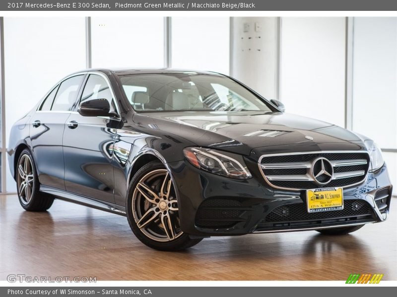 Piedmont Green Metallic / Macchiato Beige/Black 2017 Mercedes-Benz E 300 Sedan