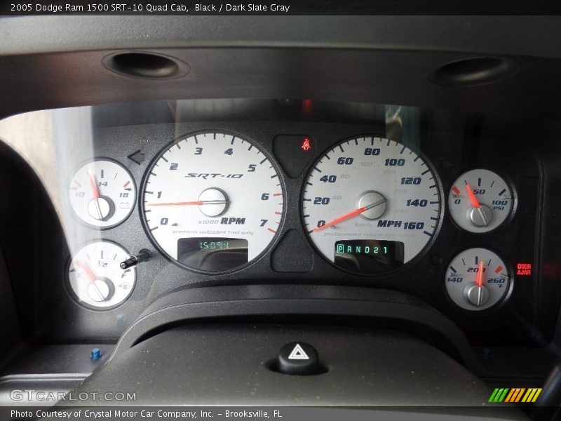  2005 Ram 1500 SRT-10 Quad Cab SRT-10 Quad Cab Gauges