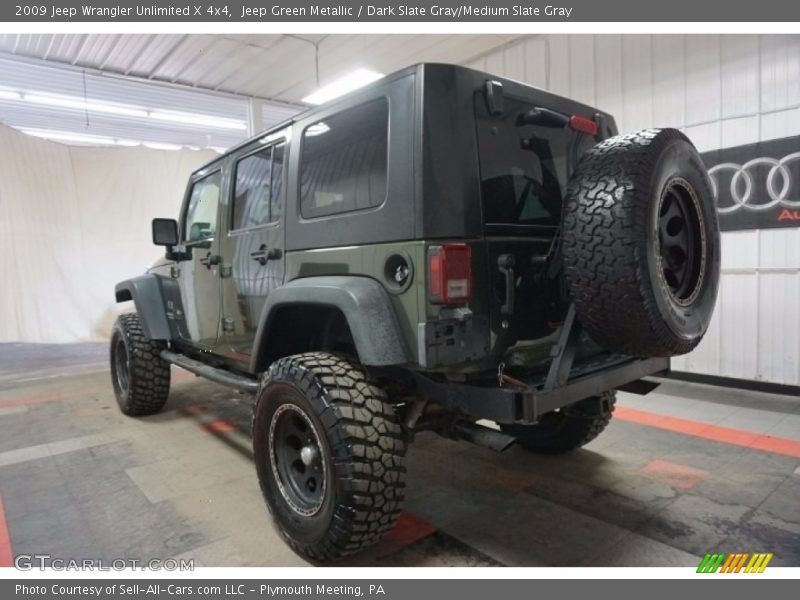 Jeep Green Metallic / Dark Slate Gray/Medium Slate Gray 2009 Jeep Wrangler Unlimited X 4x4