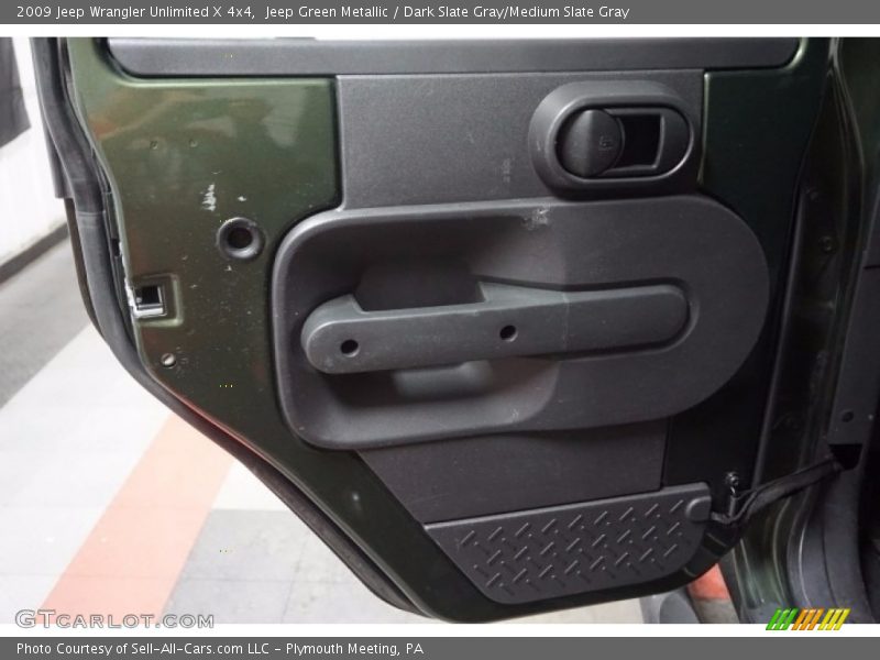 Jeep Green Metallic / Dark Slate Gray/Medium Slate Gray 2009 Jeep Wrangler Unlimited X 4x4