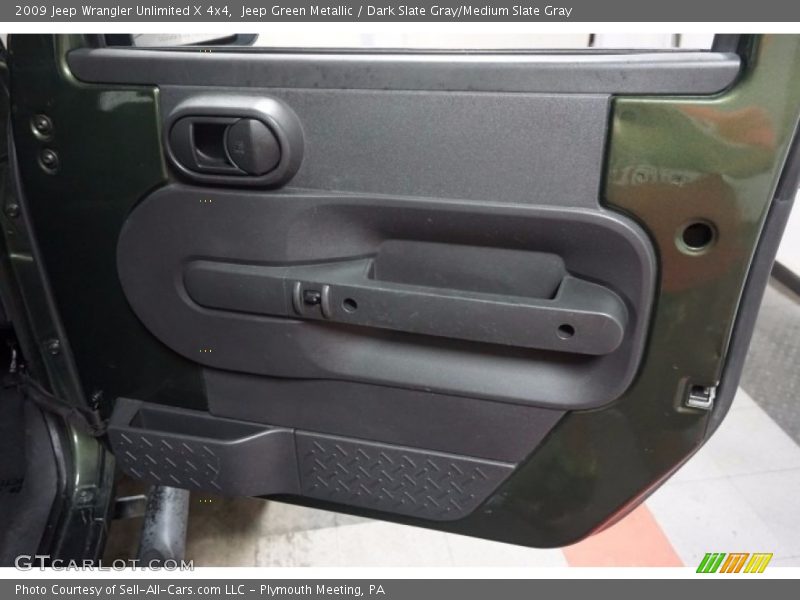 Jeep Green Metallic / Dark Slate Gray/Medium Slate Gray 2009 Jeep Wrangler Unlimited X 4x4
