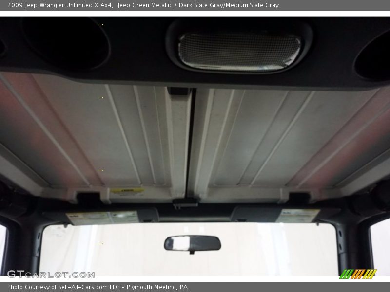 Jeep Green Metallic / Dark Slate Gray/Medium Slate Gray 2009 Jeep Wrangler Unlimited X 4x4