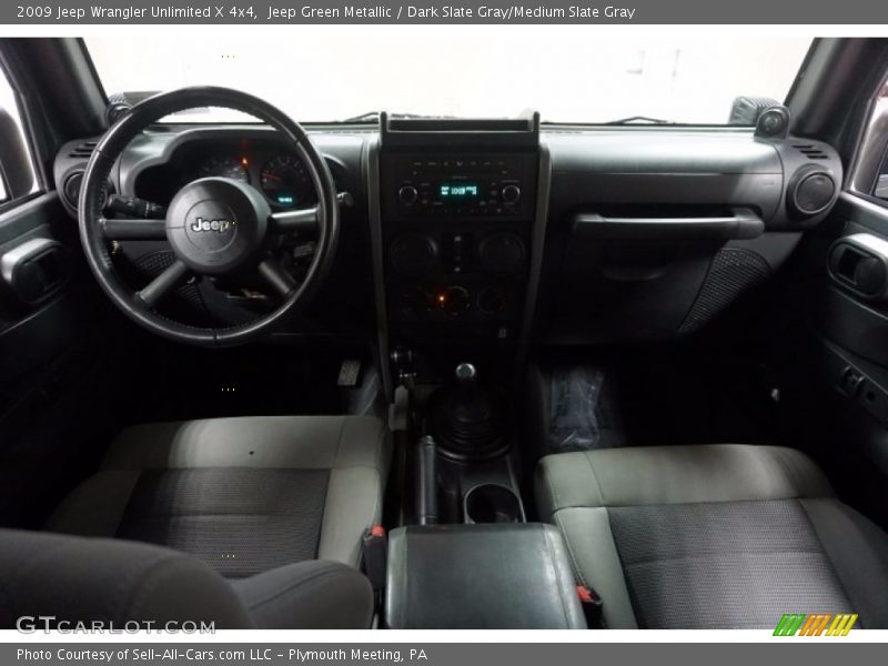 Jeep Green Metallic / Dark Slate Gray/Medium Slate Gray 2009 Jeep Wrangler Unlimited X 4x4