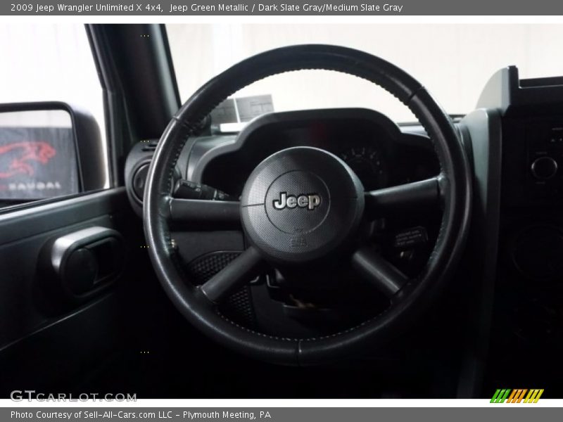 Jeep Green Metallic / Dark Slate Gray/Medium Slate Gray 2009 Jeep Wrangler Unlimited X 4x4