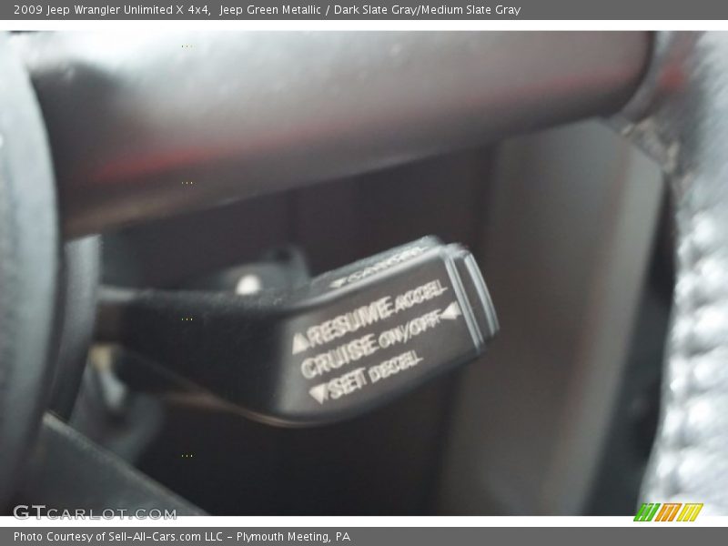 Jeep Green Metallic / Dark Slate Gray/Medium Slate Gray 2009 Jeep Wrangler Unlimited X 4x4