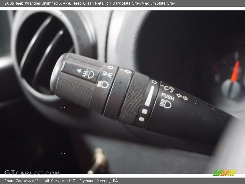 Jeep Green Metallic / Dark Slate Gray/Medium Slate Gray 2009 Jeep Wrangler Unlimited X 4x4