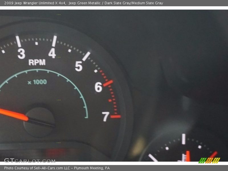 Jeep Green Metallic / Dark Slate Gray/Medium Slate Gray 2009 Jeep Wrangler Unlimited X 4x4