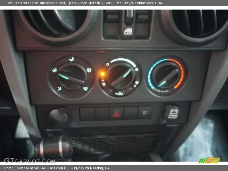 Jeep Green Metallic / Dark Slate Gray/Medium Slate Gray 2009 Jeep Wrangler Unlimited X 4x4