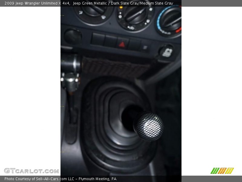 Jeep Green Metallic / Dark Slate Gray/Medium Slate Gray 2009 Jeep Wrangler Unlimited X 4x4