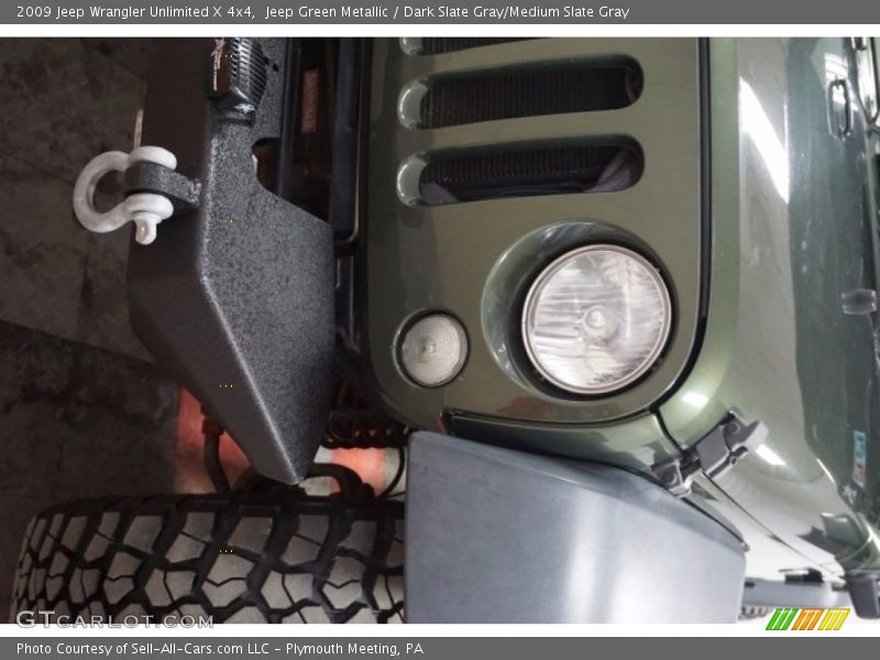 Jeep Green Metallic / Dark Slate Gray/Medium Slate Gray 2009 Jeep Wrangler Unlimited X 4x4
