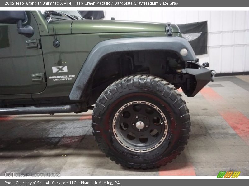 Jeep Green Metallic / Dark Slate Gray/Medium Slate Gray 2009 Jeep Wrangler Unlimited X 4x4
