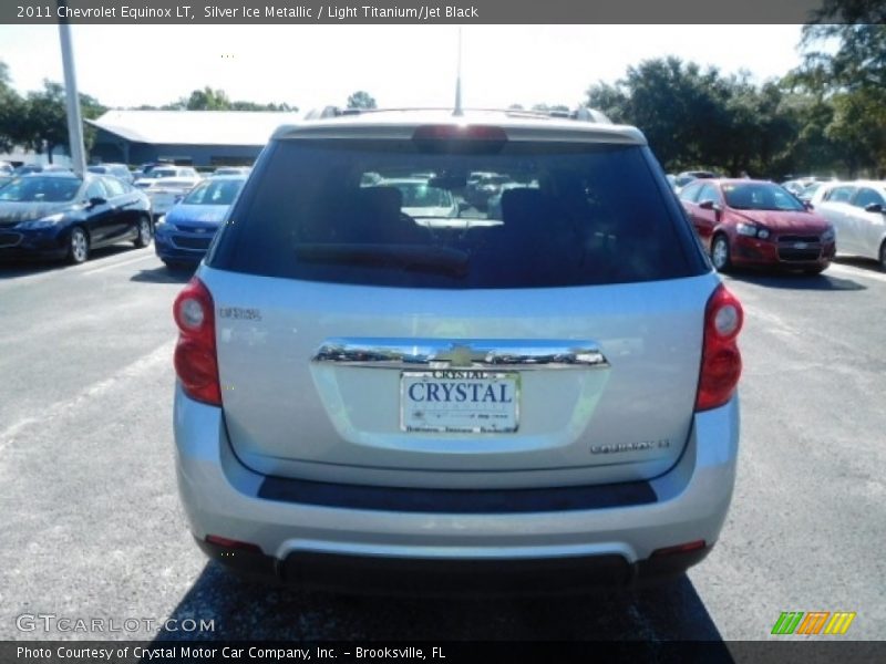 Silver Ice Metallic / Light Titanium/Jet Black 2011 Chevrolet Equinox LT