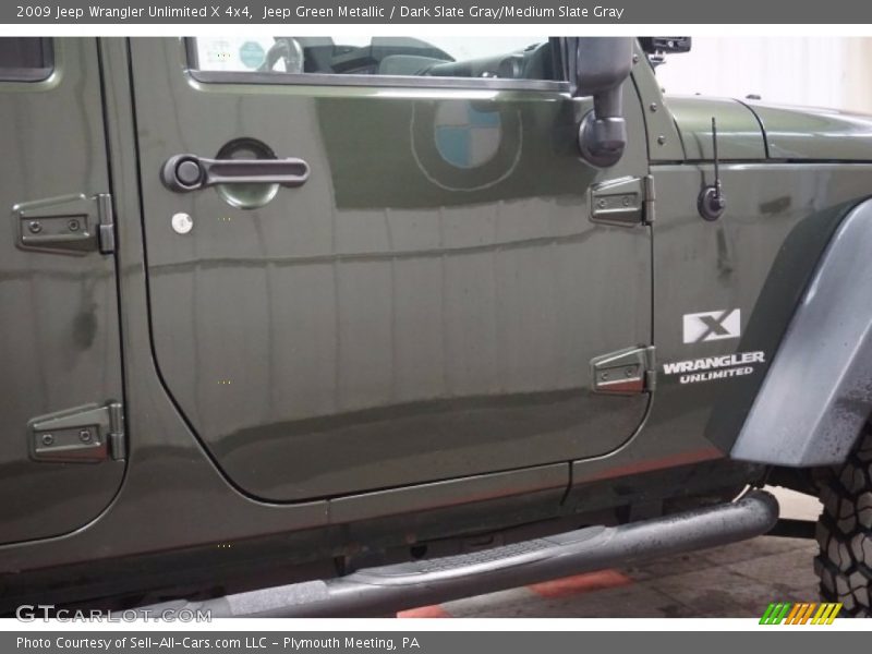 Jeep Green Metallic / Dark Slate Gray/Medium Slate Gray 2009 Jeep Wrangler Unlimited X 4x4