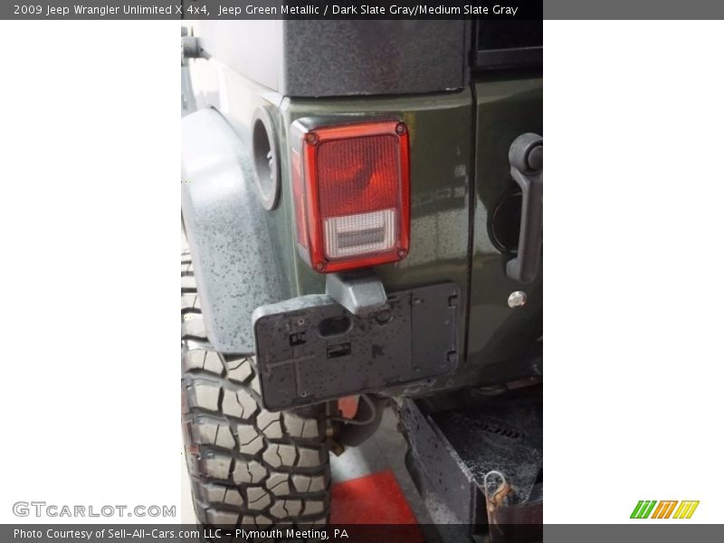 Jeep Green Metallic / Dark Slate Gray/Medium Slate Gray 2009 Jeep Wrangler Unlimited X 4x4