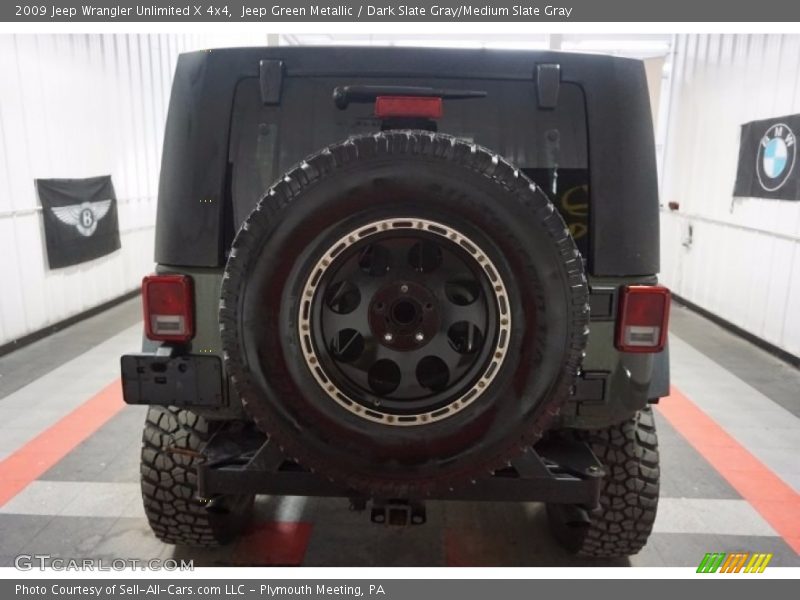 Jeep Green Metallic / Dark Slate Gray/Medium Slate Gray 2009 Jeep Wrangler Unlimited X 4x4