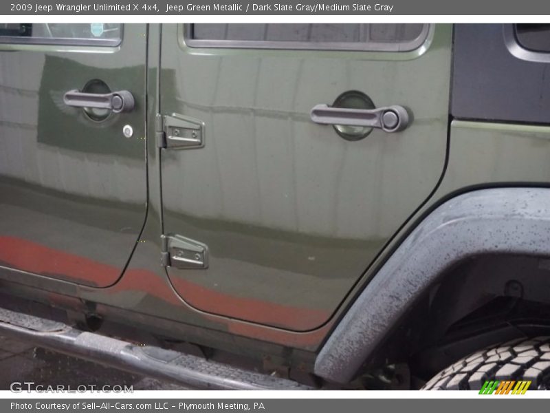 Jeep Green Metallic / Dark Slate Gray/Medium Slate Gray 2009 Jeep Wrangler Unlimited X 4x4