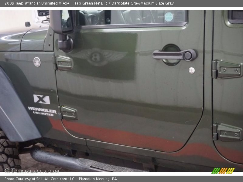 Jeep Green Metallic / Dark Slate Gray/Medium Slate Gray 2009 Jeep Wrangler Unlimited X 4x4