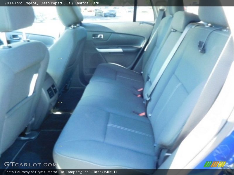 Deep Impact Blue / Charcoal Black 2014 Ford Edge SE