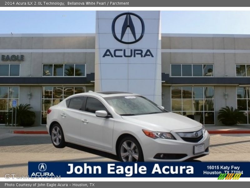 Bellanova White Pearl / Parchment 2014 Acura ILX 2.0L Technology