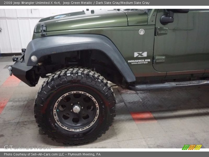 Jeep Green Metallic / Dark Slate Gray/Medium Slate Gray 2009 Jeep Wrangler Unlimited X 4x4