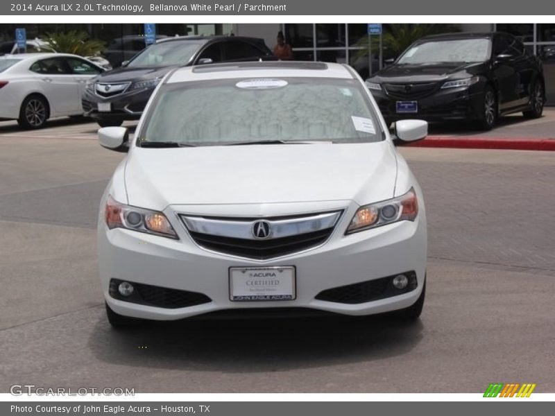 Bellanova White Pearl / Parchment 2014 Acura ILX 2.0L Technology