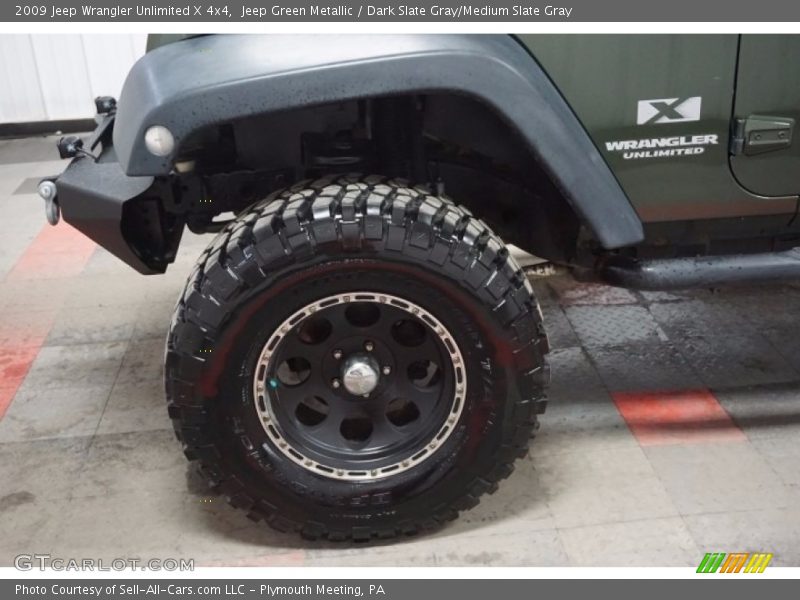 Jeep Green Metallic / Dark Slate Gray/Medium Slate Gray 2009 Jeep Wrangler Unlimited X 4x4