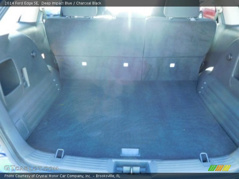 Deep Impact Blue / Charcoal Black 2014 Ford Edge SE
