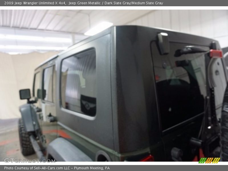 Jeep Green Metallic / Dark Slate Gray/Medium Slate Gray 2009 Jeep Wrangler Unlimited X 4x4