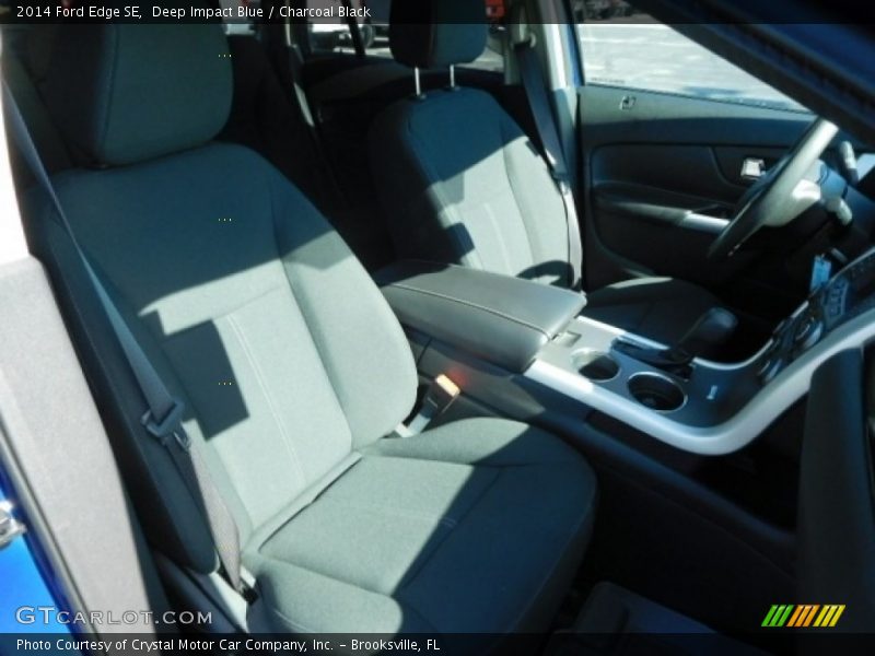 Deep Impact Blue / Charcoal Black 2014 Ford Edge SE