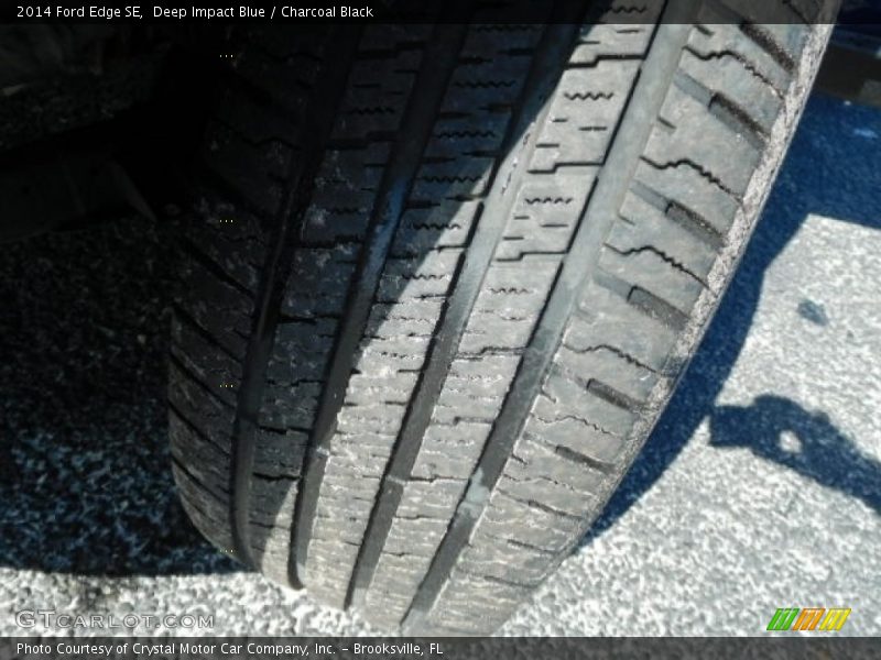 Deep Impact Blue / Charcoal Black 2014 Ford Edge SE