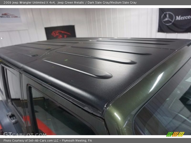 Jeep Green Metallic / Dark Slate Gray/Medium Slate Gray 2009 Jeep Wrangler Unlimited X 4x4