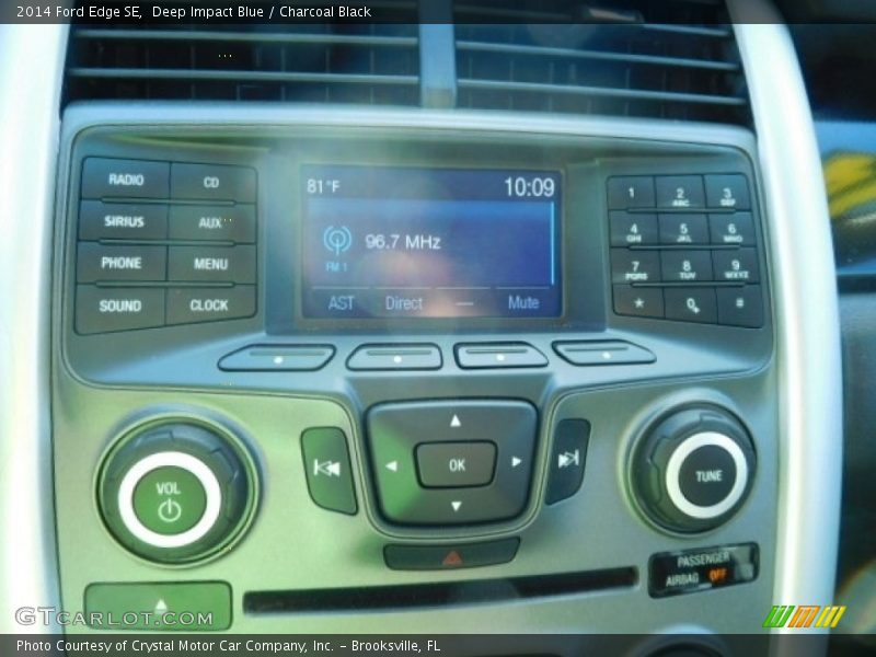 Deep Impact Blue / Charcoal Black 2014 Ford Edge SE