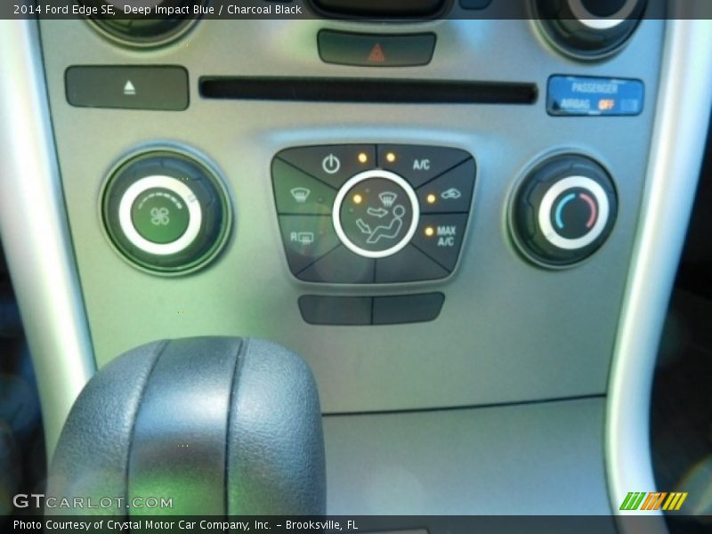 Deep Impact Blue / Charcoal Black 2014 Ford Edge SE