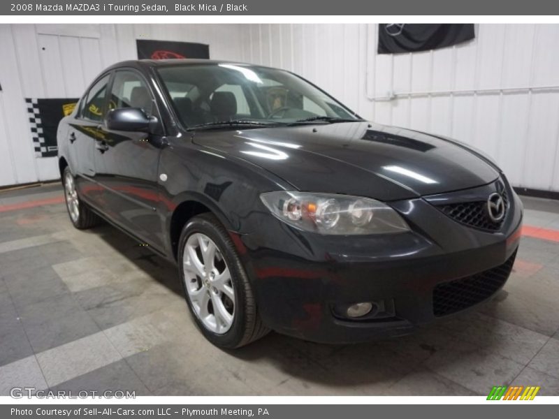 Black Mica / Black 2008 Mazda MAZDA3 i Touring Sedan