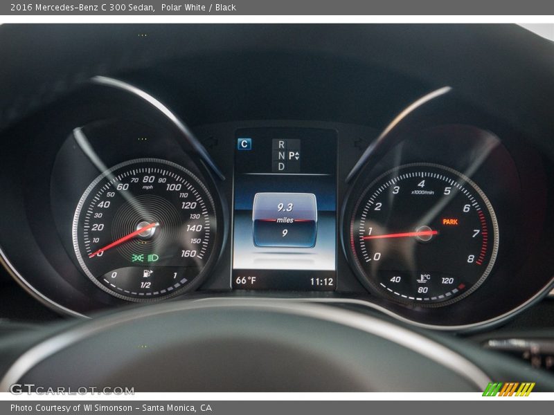 Polar White / Black 2016 Mercedes-Benz C 300 Sedan