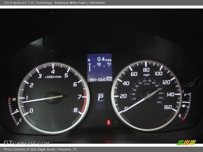 Bellanova White Pearl / Parchment 2014 Acura ILX 2.0L Technology