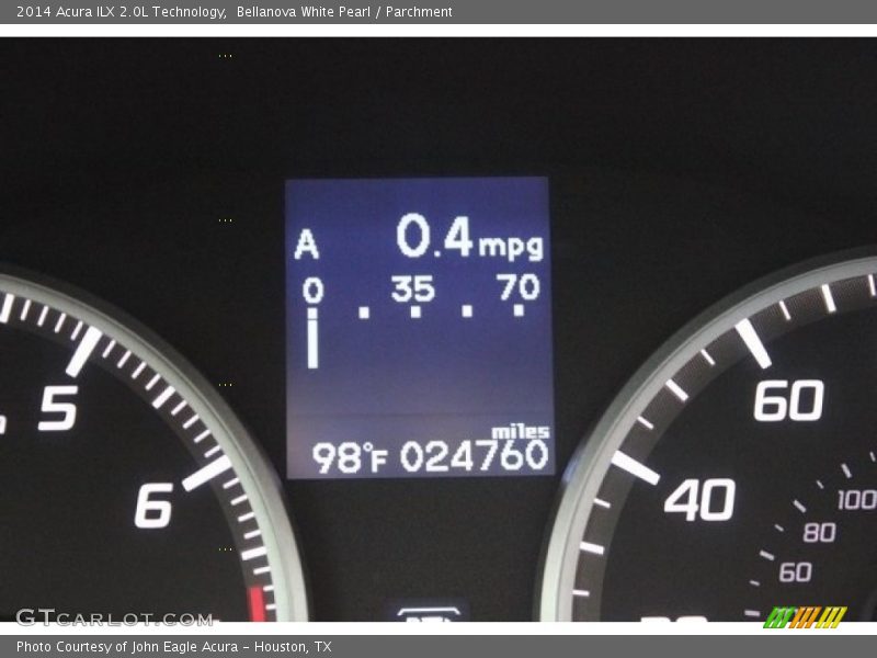 Bellanova White Pearl / Parchment 2014 Acura ILX 2.0L Technology