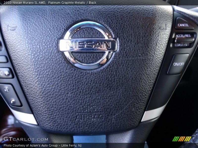 Platinum Graphite Metallic / Black 2010 Nissan Murano SL AWD