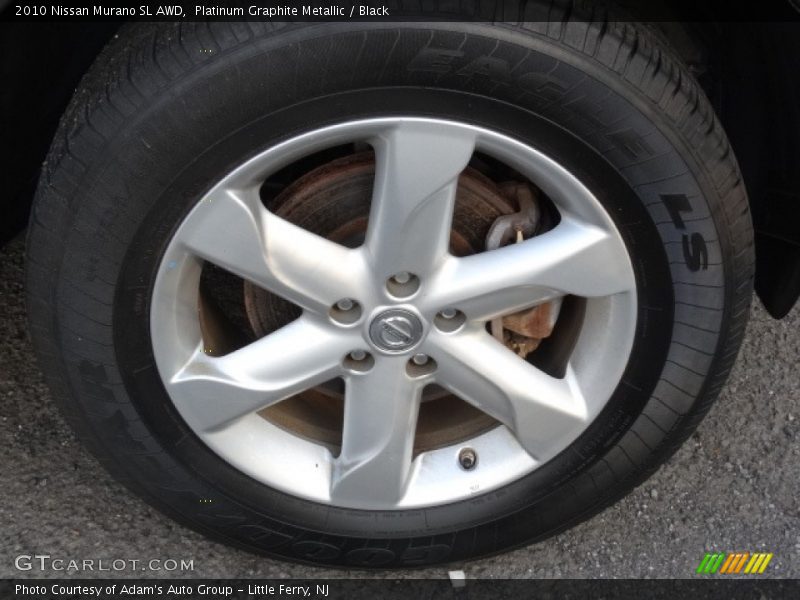 Platinum Graphite Metallic / Black 2010 Nissan Murano SL AWD