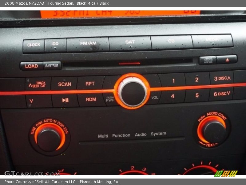 Black Mica / Black 2008 Mazda MAZDA3 i Touring Sedan