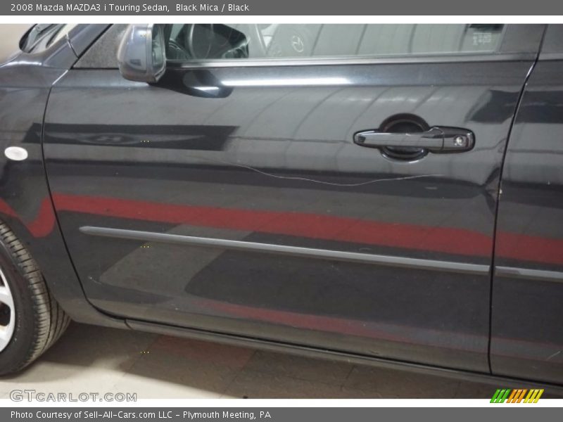 Black Mica / Black 2008 Mazda MAZDA3 i Touring Sedan