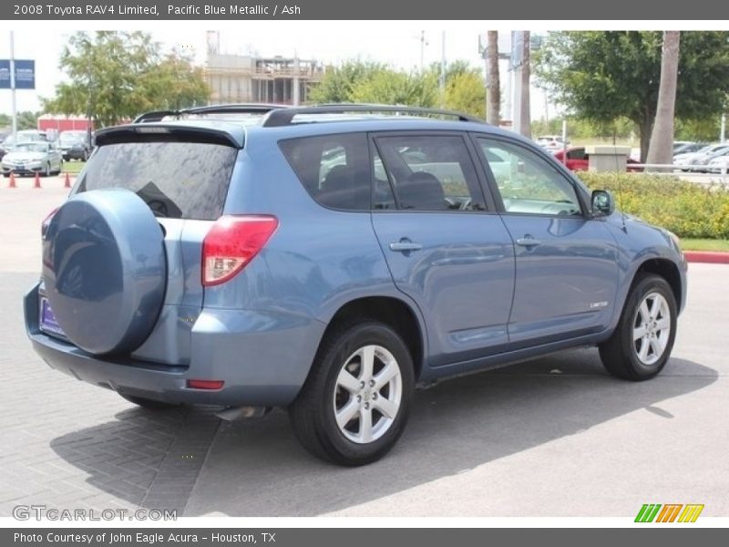 Pacific Blue Metallic / Ash 2008 Toyota RAV4 Limited