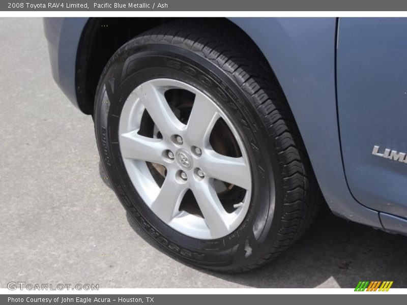 Pacific Blue Metallic / Ash 2008 Toyota RAV4 Limited
